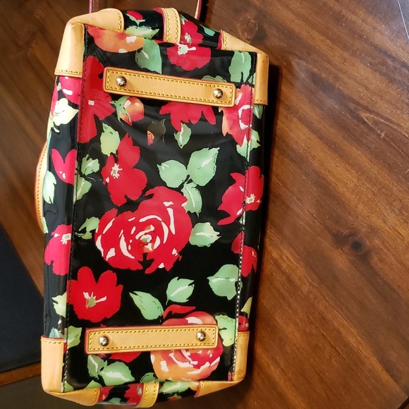 Dooney & Bourke Patent Leather Floral Bag - Picture 7 of 7